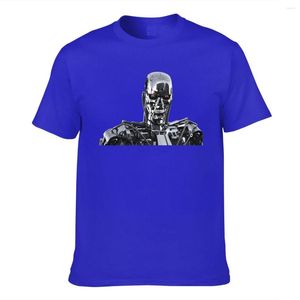 Heren t shirts 1984 Los Angeles Terminator blauw man shirt t -shirts heren heren designer kleding mode