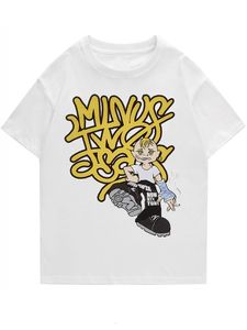T-shirts pour hommes 1988 Street Trend Hip Hop Vintage T-shirts Mode Y2K Blanc Harajuku Imprimer Lâche Hommes Femmes Jogger Hommes Graffiti Tops 230719