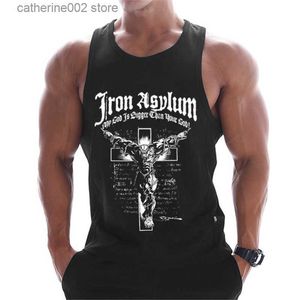 T-shirts pour hommes 2019 nouveaux gymnases vêtements coton bodybuilding débardeur bodybuilder mens ropa hombre tops singlet erkek sans manches singlet hommes T230601