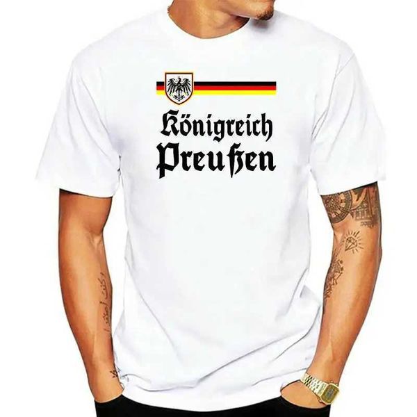 T-shirts masculins 2020 Summer Popular Tenor Kingdom Cheerleading Jersey 2020 Football allemand Koenigreich Preussen Movie T-shirt J240506