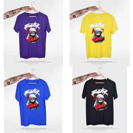 T-shirts masculins 2021 Arrivée Mens T-shirt Boxing Cat Cartoon d'été 3D Printed Sleve Tees 12 Couleurs Unisexe Coupages Vêtements Ees