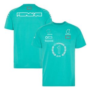 T-shirts masculins 2021 T-shirt à manches à manches courtes Custom F1 COUR
