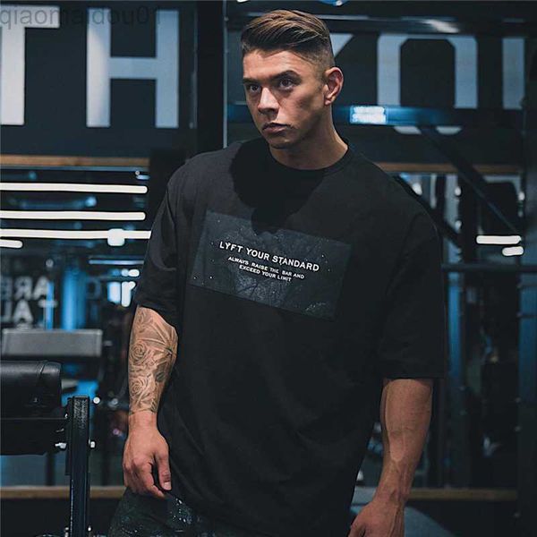 T-shirts pour hommes 2021 JAPAN Mens Summer Running T-shirt Sports Coton T-shirt Homme Gym Fitness T-shirt Homme O-Neck Workout Shirt Formation Tee Tops L230713