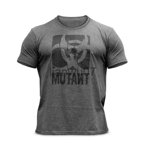 T-shirts masculins 2021 Men de coton Tshirt Oneck Sport à manches courtes Sport rapide Slim Fit Shirt Body Body Fitness Fitness Running Clothing J230705