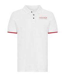 Camisetas para hombres 2021 Summer F1 Formula Uno Polo de carreras Polo de la solapa de manga corta Camiseta de trabajo de la altura corta El equipo de trabajo de trabajo se puede personalizar FA FA