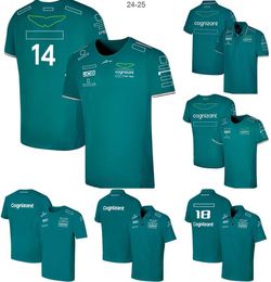 Camisetas para hombres 2022-2023 F1 Camisetas con impresión 3D para hombre para mujer Moda deportiva Camisetas con cuello en O Camiseta para niños Fórmula 1 Racing Team Motorsport Polo