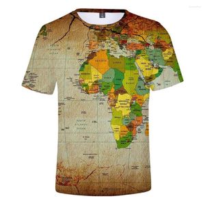 T-shirts pour hommes 2022 T-shirts 3D Terre T-shirt Hommes/Femmes T-shirt D'été Respirant Garçon/Filles Marque Hauts