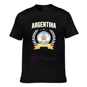 T-shirts pour hommes 2022 Argentine Football T-shirts Pays Hommes Femmes Football T-shirt Hip Hop Jersey Tops T-shirts en coton