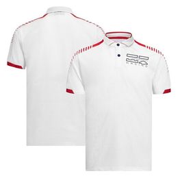 Camisetas masculinas 2022 F1 Equipo Camiseta Fórmula 1 Camisetas Racing Poliéster Polos de polo seco rápido Camisas de moda de manga corta Jersey W39U