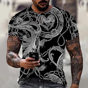 Camisetas de hombre 2022, camisa de moda para hombres y mujeres, muestras de estampado de estilo Retro 3d de camisetas Unisex informales