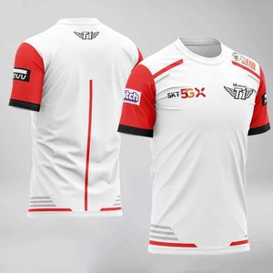 Camisetas para hombre 2022 Lpl IG RNG TES WE FPX MISS SKT Team T-shirt LOL E-sports T1 Player Team Uniform Summer Conquer Alta calidad y comodidad