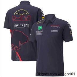 T-shirts pour hommes 2022 Nouveau costume de course F1 Short-Sved Formula One Team Vêtements de fan pour hommes personnalisés 0406H23