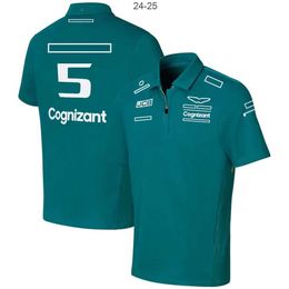 Heren T-shirts 2022 Nieuwe F1 T-shirt Formule 1 Team Racing Pak Korte Mouw F1 Polo Shirt Fan Oversized T-shirt Team Uniform Top