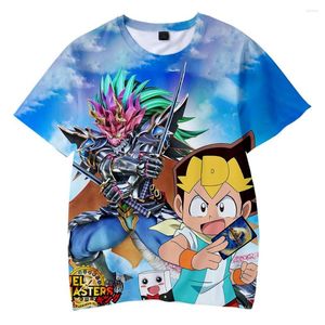 Heren T Shirts 2022 Style Duel Master 3D Digital Printing European/American Trend Children's Clothing Boy's/Girl's Short Sleeveved T-Shirts