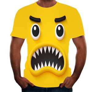 Heren T-shirts 2022 Zomer 3D-printen T-shirt Visuele impact Leuke grafische top grappig huisdier