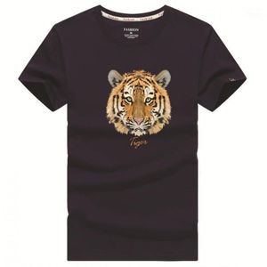 T-shirts van heren 2022 Zomer Korean Casual Ronde hals Mannen T-shirt Katoen Losse Plus Size S-5XL Short-Mouwen Tide