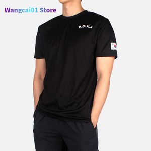 Heren T-Shirts 2022 Zomer R.O.K.A KOREA Buitensporten Werk Casual Mannen Cooling Loca Korte Seve Katoenen T-shirt 0228H23