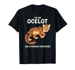 Heren T-shirts 2022 Zomer T-shirt Ocelot Kostuum Bedrukt Katoen O-hals Korte mouwen Casual Hiphop Straat Hoge kwaliteit Oversized