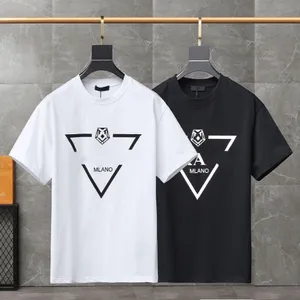 Heren t-shirts Zomer Dames en Heren designer Tops Casual printe letter T-shirt Dames Hoge kwaliteit Letter Katoenen T-shirts