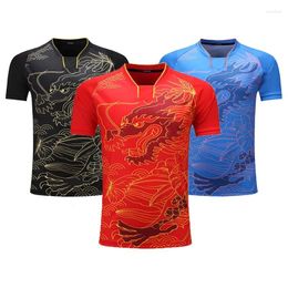 T-shirts pour hommes 2022 équipe chemise de Tennis de Table femmes hommes maillot ping-pong uniformes entraînement des enfants