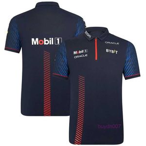 Heren T-shirts 2023/2024 Nieuwe F1 Formule 1 Racing Team Polo's Wereldkampioen Dezelfde Auto Fan Korte Mouw Polo Aangepast voor Hqtw