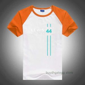 Camisetas para hombres 2023/2024 Nuevo F1 Fórmula Uno Racing Team Driver Lewis Hamilton Digital 44 Alta calidad Casual Todos los días Tendencia deportiva suelta Manga corta Ropa R6g6