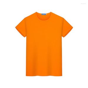 Heren t shirts 2023/24 ronde nek zomer casual mannen oranje t-shirt