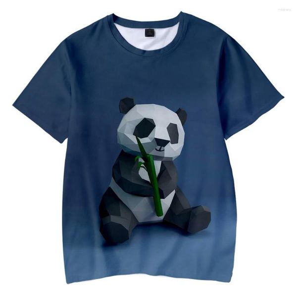 Camisetas para hombres 2023 Animal Panda 3D Camisa impresa Mujeres Hombres Niños Niñas Harajuku Manga corta Camiseta divertida Camisetas gráficas Ropa Kawaii