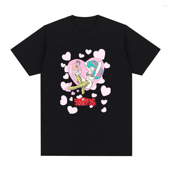 T-shirts pour hommes 2023 Anime Urusei Yatsura Lum Tshirt Manga Graphics TShirts Coton Tee Shirt Hip Hop Hommes T-Shirts Unisex Summer Kawaii Tops