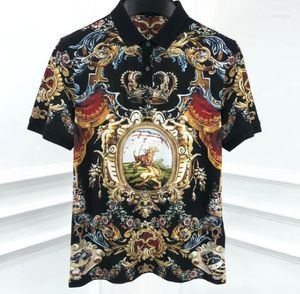 Hommes T-shirts 2023 Arrivée Couronne Imprimer Royal Coton Tee Designer Vêtements Pour Hommes Gothique Punk Style