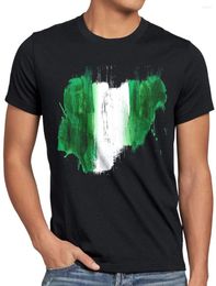 Mannen T Shirts 2023 Collectie Mode Nigeria T-shirt Herren Sport Wm Em Fahne Nationale-Vlag Fan-Artikel grappig Tees Mannen Korte