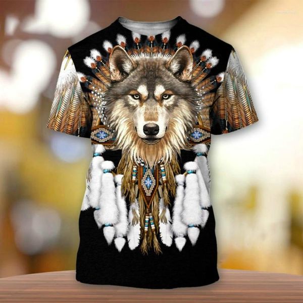 T-shirt da uomo 2023 T-shirt casual stile bohémien Effetto 3D Design elastico Coppia Abbigliamento da strada