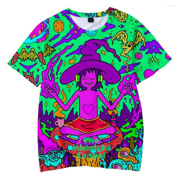 T-shirts pour hommes 2023 dessin animé l'évangile de minuit 3D Cool enfants T-shirt à manches courtes décontracté été doux hommes/femmes t-shirts amples