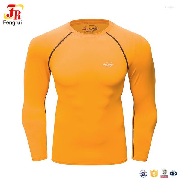 Camisetas para hombre 2023 Cody Lundin ropa deportiva para hombre Camiseta con logotipo personalizado en blanco para correr para Fitness al aire libre compresión de manga larga Rashguard