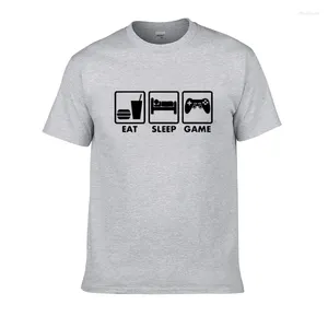 Hommes t-shirts 2023 café amer T-shirt marque hommes à manches courtes col rond coton manger sommeil jeu Fans le T-shirt impression Camiseta