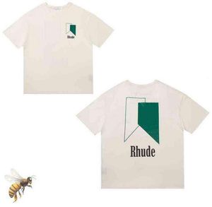 Camisetas para hombres 2023 Camisas de diseñador Verano para hombre para mujer Rhude Diseñadores para hombres Tops Carta Polos Bordado Camisetas Ropa Camiseta de manga corta Camisetas grandes Tamaño S-XL
