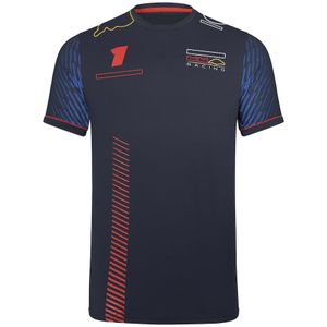 T-shirts masculins 2023 F1 Mens Team Polo T-shirt Formule 1 Costume de course T-shirt 1 et 11 Fan Top T-shirts Jersey Moto Motorcycle Clothing Laqq