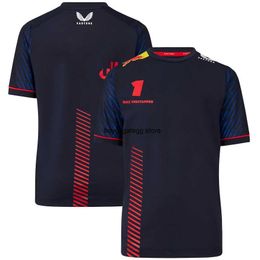 Heren T-shirts 2023 F1 Team's New Red Racing Suit Bull Versappen Supersales T-shirt met ronde hals Sport en casual oversized top