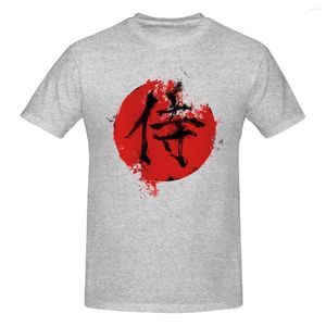 T-shirts pour hommes 2023 mode loisirs samouraï Kanji symbole T-shirt Harajuku Streetwear coton graphiques T-shirt marques T-shirt hauts