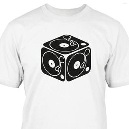 T-shirts voor heren 2023 Fashion Turntable Cube T-shirt Design