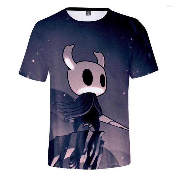 Camisetas para hombres 2023 Juego Hollow Knight Cool Summer 3D T- Shirt en niños amantes Harajuku estampado de moda