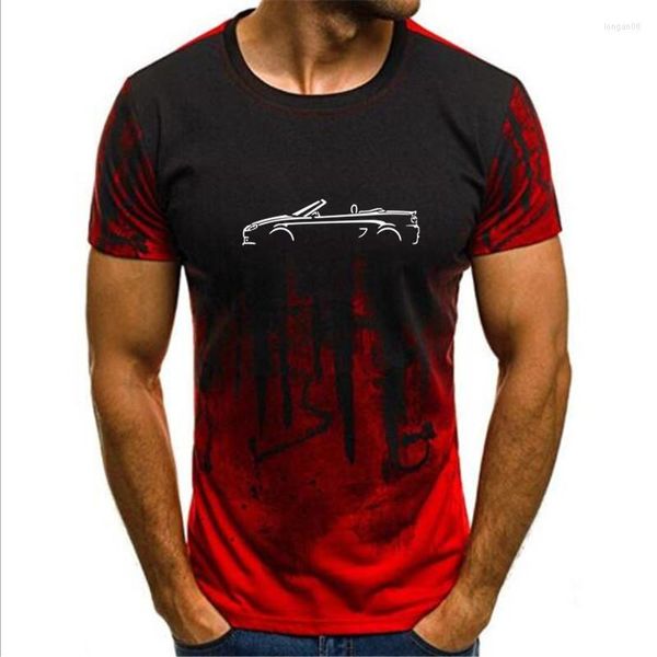 T-shirts pour hommes 2023 Gradient Ink S-4XL Hommes Tshirt MG TF ROADSTER INSPIRED CLASSIC CAR Shirt