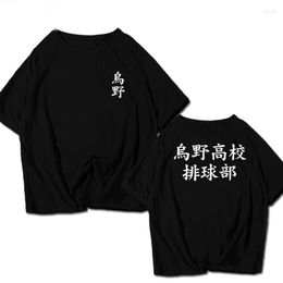 Heren t shirts 2023 haikyu cosplay t-shirt anime haikyuu shirt nishinoya yuu heren kleding vrouwen katoen T-stukken