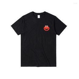 T-shirts pour hommes 2023 Hip-hop Trend Brand T-shirt à manches courtes Homme Version coréenne des 100 Hong Kong Style Lovers Loose Half-sleeved