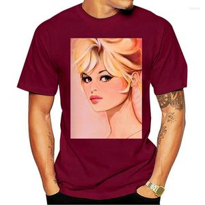 Camisetas de hombre 2023 camiseta de algodón de moda de ocio BRIGITTE BARDOT-SEX SYMBOL ATTRICE FRANCIA CANNES S-M-L-XL-2XL-3XL