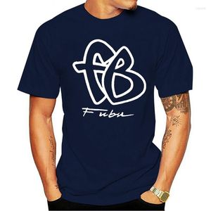 Hommes t-shirts 2023 loisirs mode coton T-shirt Vintage Fubu Fb grand Logo 90S réimpression taille S 2Xl