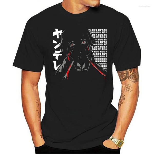 Hommes T-shirts 2023 Loisirs Mode Coton T-shirt Top Conception Hommes Yandere Mirai Nikki À Manches Courtes Pur Col Rond Pour Garçon Vêtements