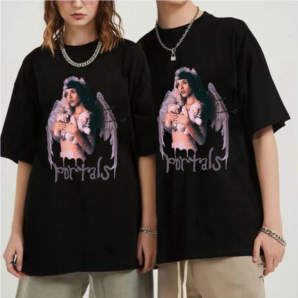 T-shirts pour hommes 2023 Melanie Martinez Portals Chemise Hommes Femmes Hip Hop Graphic Tees Unisexe