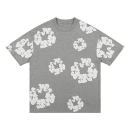 Designer heren T-shirts Bloemen Grafische Harajuku T-shirt Streetwear Vrouw T-shirts Lente En Zomer Tops Tees