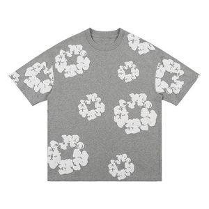 Camisetas de diseñador para hombre, camiseta Harajuku con gráfico Floral, ropa de calle para mujer, camisetas para primavera y verano